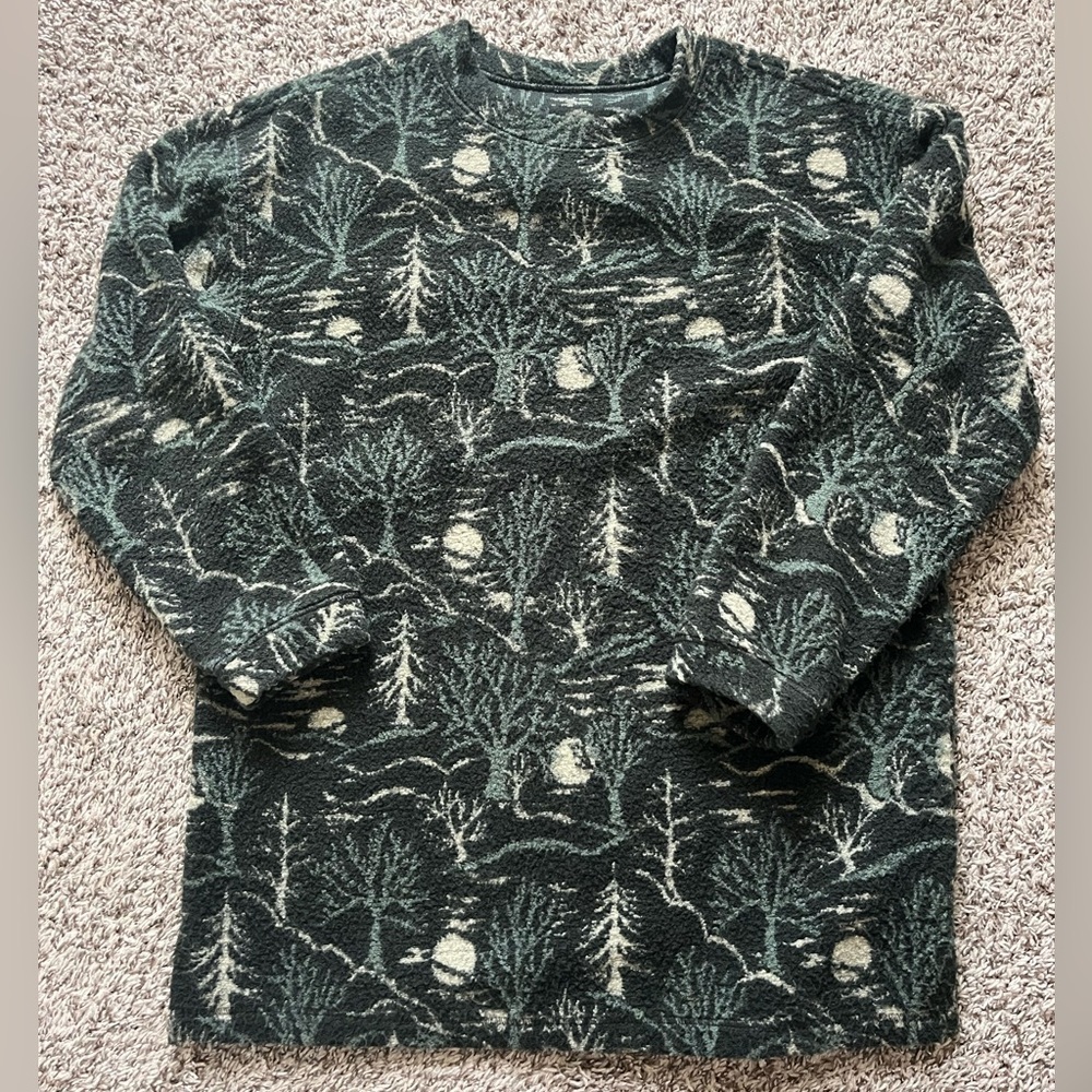 Vintage Women’s Woolrich Full Moon Trees Long Sleeve Top Medium